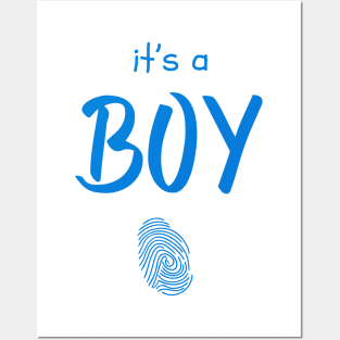 proud new mom,dad its a boy shirt "  Its A Boy Pregnancy  " Neowestvale Posters and Art